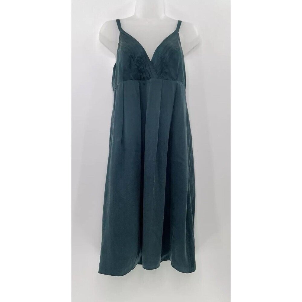 Black Label San Francisco Womenโs Teal Silk Lined Dress Sizeโ 8 Event